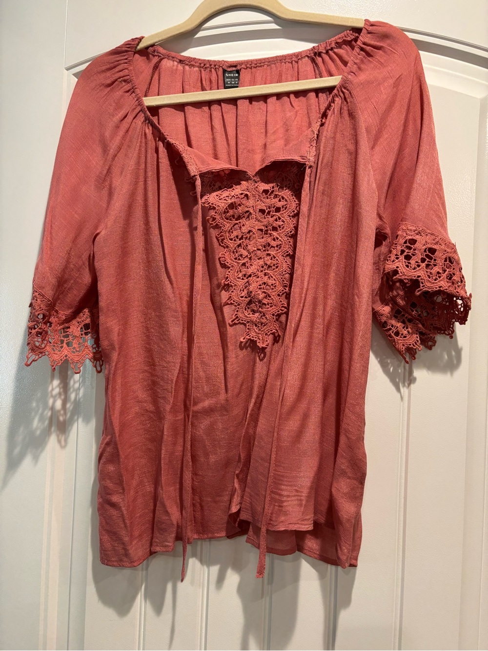SHEIN Rose and blue blouse Two for One
